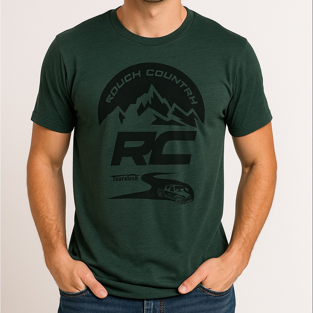 💗FREE WITH PURCHASE💗 Men's Green Rough Country T-Shirt